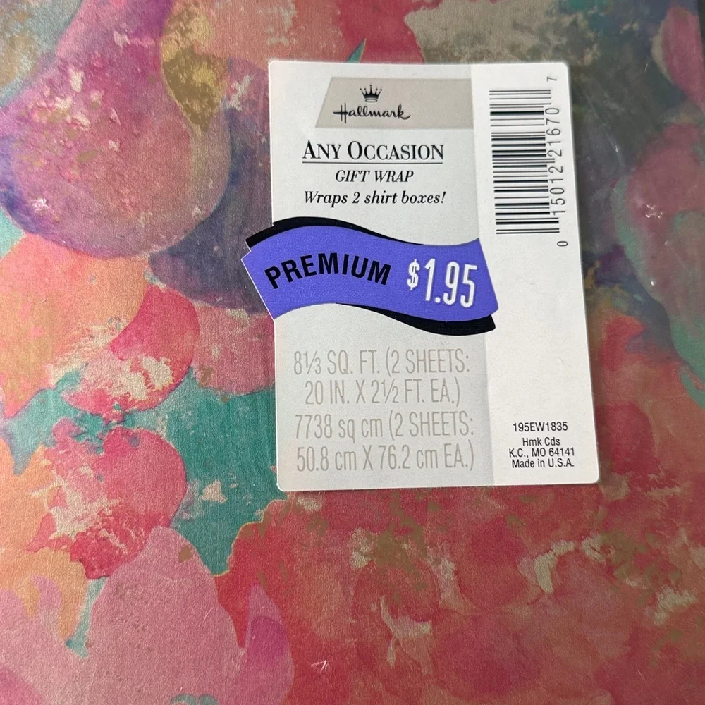 5/$25 VINTAGE All Occasion Wrapping Paper Floral Flowers
